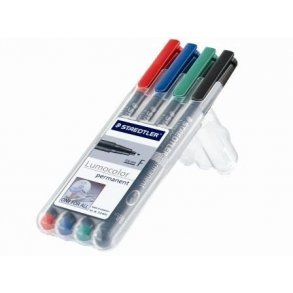 STAEDTLER permanent markers�t - 4 stk ass - 0,6 mm - 5250213